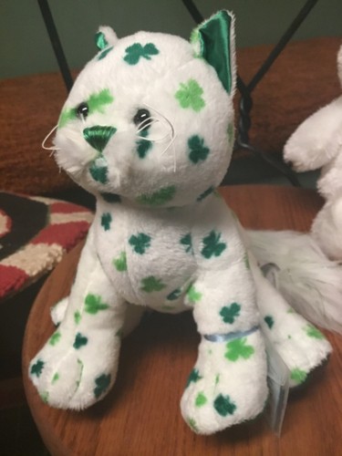 Cat clover webkinz stuffed - clover,